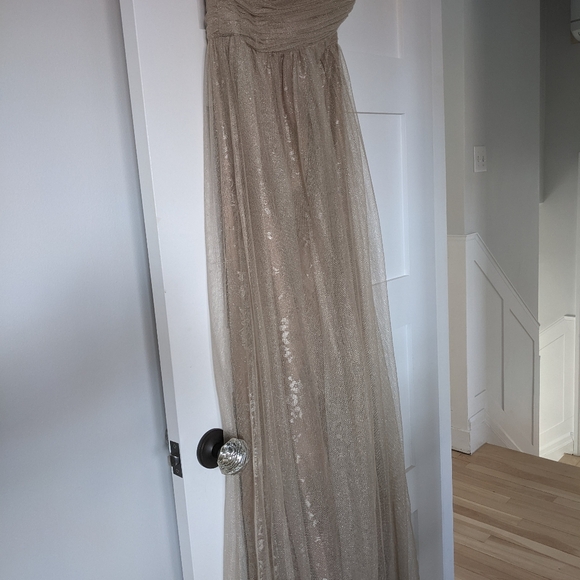 NWT blush formal wedding guest bridesmaid maxi dress - Picture 8 of 8